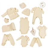 NATURAL Organik Yenidoğan Hastane Çıkış Set 12 Parça