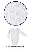 Lamb Bebek 3'lü Takım Yenidoğan Bodysuit Patikli Pijama Eldiven Seti
