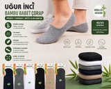 Uğur İnci Erkek Bambu Babet Çorap Dikişsiz Yumuşak 3'lü Paket