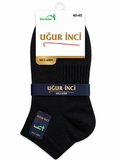 Uğur İnci Bambu Çorap Unisex Nefes Alabilen Terletmez Antibakteriyel Yumuşak Günlük Çorap 6'lı paket
