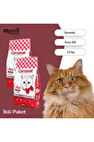 Kaliteli Ekonomik Paket Yetişkin Kedi Maması Kuzu Etli 2x15 Kg