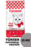 Carnaval Premium Yetişkin Kedi Maması Kuzu Etli 15+1 Kg 