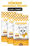 Carnaval Tavuklu Yetişkin Kedi Maması 4.5Kg (3x1.5Kg) 