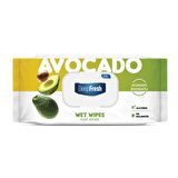 Deep Fresh Avokadolu Alkolsüz 120 Yaprak 1 Paket Islak Mendil