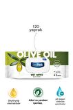 Deep Fresh Zeytinyağlı Alkolsüz 120 Yaprak 1 Paket Islak Mendil