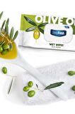 Deep Fresh Zeytinyağlı Alkolsüz 120 Yaprak 1 Paket Islak Mendil