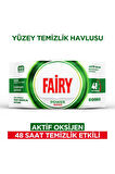Fairy Power Wipes Yüzey Temizleme Mendili 100 Yaprak | Beyaz Sabun | Beyaz Sirke & Karbonat