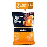 Shazel Special Portakallı Hazır Türk Kahvesi 100g x 3 adet