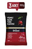 Shazel 100 gr 3'lü Vişnelli Türk Kahvesi