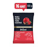 SHAZEL Narlı Hazır Türk Kahvesi 100G  (100g x 16 Adet)
