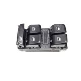 Audi Q5 2009-2017 Sol Ön Kapı Dörtlü Cam Açma Düğmesi 8K0959851D