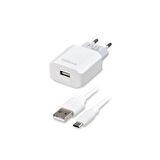 Syrox J47 Micro USB 5 Watt Hızlı Şarj Aleti Beyaz