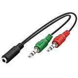 C119 Kulaklık Mikrofon Ayırıcı Audio Kablo