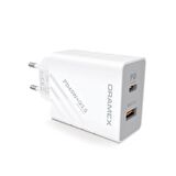 Dramex Dpq45b USB 45 Watt Hızlı Şarj Aleti Beyaz