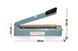PFS-300P Poşet Ağzı Kapama Yapıştırma Kapatma Makinası 30cm