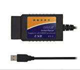 ELM327 Araç Arıza Tespit Cihazı OBD2 V1.5 (USB)