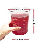 ACHEM 1000ml Cam Beher Kısa Form