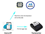 AEK-Tech TZ-BT04 Bluetooth Sıcaklık ve Nem Datalogger