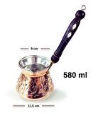 Külhan No:3 500 ml Oyma İşçiliği Bakır Cezve
