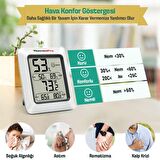 ThermoPro TP50 Termometre İç Mekan Dijital Isı ve Nem Ölçer