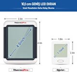 ThermoPro TP55 Termometre İç Mekan Dijital Isı ve Nem Ölçer
