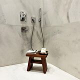 Maun Ahşap Banyo Taburesi Oturak