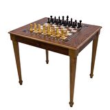 Satranç Masası Çekmeceli