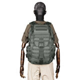 50L Su Geçirmez Outdoor Sırt Çantası Sportif Gri