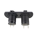 Araç Çakmaklık ve USB Şarj Adaptörü 12V/24V Su Geçirmez DC Araç Otomobil Yat