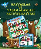 Tox ( Hayvanlar ve Yaşam Alanları ) Keçe Cırtlı Aktivite Sayfası - Çocuk Etkinlik , Eğitici Oyuncak