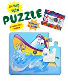 Tox Tekne Helikopter 3+ Keçe Yapboz - 3 Yaş Puzzle T05