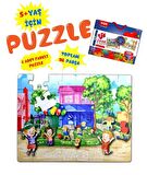 Tox Oyun Parkı 5+ Keçe Yapboz - 5 Yaş Puzzle T40