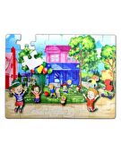 Tox Oyun Parkı 5+ Keçe Yapboz - 5 Yaş Puzzle T40