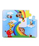Tox Gökkuşağı 3+ Keçe Yapboz - 3 Yaş Puzzle T42
