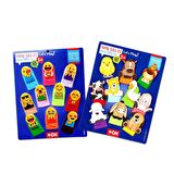 2 Set - 20 Parça Tox Emojiler ve Evcil Hayvanlar Parmak Kukla T106 T77-1