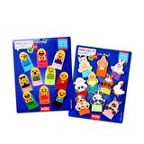 2 Set - 20 Parça Tox Emojiler ve Evcil Hayvanlar Parmak Kukla T106 T77-2