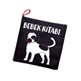 Tox Siyah Beyaz Evcil Hayvanlar Kumaş Sessiz Kitap T137 - Bez Kitap , Eğitici Oyuncak , Yumuşak ve Hışırtılı