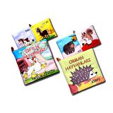 2 Kitap Tox Çiftlik Hayvanlar ve Orman Hayvanları Kumaş Sessiz Kitap T58/T55 - Bez Kitap , Eğitici Oyuncak , Yumuşak ve Hışırtılı