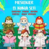 6 Parça Tox Meslekler El Kukla Set , Eğitici Oyuncak