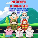 7 Parça Tox Meslekler El Kukla Set , Eğitici Oyuncak