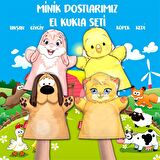 4 Parça Tox Minik Dostlarımız El Kukla Set , Eğitici Oyuncak