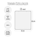 2 Set - 46 Parça Tox Benim Programım ve Sorumluluk Çizelgem Keçe Cırtlı Duvar Panoları , Eğitici Oyuncak