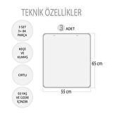 3 Set - 84 Parça Tox Büyük - Küçük Meyve, Sıradakini Biliyorum Yaz ve Kış Oyunu Keçe Cırtlı Duvar Panoları , Eğitici Oyuncak