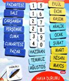 3 Set -106 Parça Tox İç Organlar , İskelet  Sistemi ve Takvimi Öğreniyorum Keçe Cırtlı Duvar Panoları , Eğitici Oyuncak