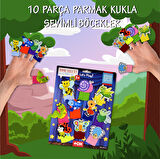 Tox Sevimli Böcekler 10 Parça Parmak Kukla Set T219