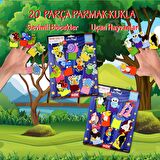 2 Set - 20 Parça Tox Sevimli Böcekler ve Uçan Hayvanlar Parmak Kukla T219 T222