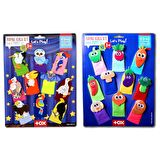 2 Set - 20 Parça Tox Sebzeler ve Uçan Hayvanlar Parmak Kukla T104 T222