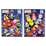 2 Set - 20 Parça Tox Çiftik Hayvanları ve Masal Kahramanları Parmak Kukla T225 T220