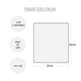 2 Set - 88 Parça  Rakamları Öğreniyorum Keçe Duvar Panoları , Eğitici Oyuncak