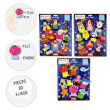 3 Set - 30 Parça Tox Masal Kahramanları, Deniz Canlıları ve Çiftlik Hayvanları Parmak Kukla T220 T221 T225